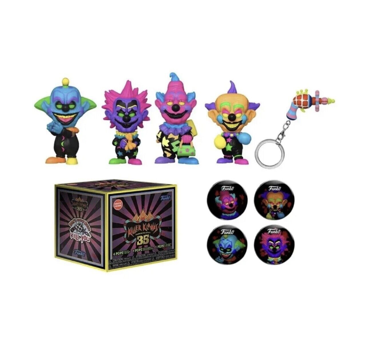 Killer Klowns FUNKO POP 三体セット　コンプ Funko Box: Killer Klowns from Outer Space 35th Anniversary