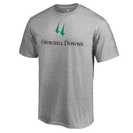 Men's Heathered Gray Kentucky Derby Churchill Downs T-Shirt