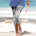 thumbnail image 3 of Womens Relaxed Fit Cargo Pants by Generic XL Solid Black Casual Capris, Drawstring, Cropped, Lightweight, 1 Count, 3 of 5