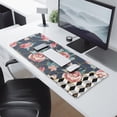 thumbnail image 2 of Long Mouse Pads for Desk,Pioneer Flower Floral Print Pattern Desk Mats on Top Of Desks, Desk Mouse Pad Extra Large with 3mm Non-Slip Base and Stitched Edge for Gaming,Office,Work,Home 31.5"x11.8", 2 of 6
