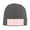 Deep Heather, variant on Canada Maple Leaf Winter Beanie Hats for Men Women Warm Cozy Knitted Cuffed Skull Cap Gray