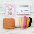 thumbnail image 5 of Needle Felting Kits for Beginners, Needle Felting Supplies Kits Beginner, Foam Mat, Colorful Wool, Felting Kit for DIY Christmas Gift, 5 of 9