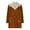 Brown, variant on Women Lined Suede Lapel Button Mid Length Peacoat Dual Side Pocket Polyester Winter Outerwear 1pc S-XXL True To Size Plus Size Friendly