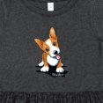 thumbnail image 4 of Inktastic Corgi Puppy Girls Toddler Dress, 4 of 5