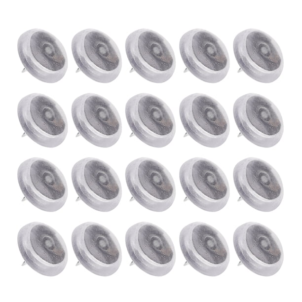 GOOHOCHY 24 protectores de suelo para patas de silla con clavos, deslizadores de muebles con clavos, protectores de suelo de madera dura, almohadillas resistentes para patas de silla, mesa y
