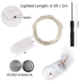 thumbnail image 3 of Fairy Lights WATERGLIDE 20 LED de 2 m, funciona con pilas, paquete de 12, 3 of 7