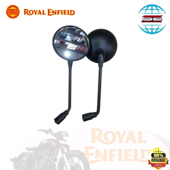 Genuine Royal Enfield black rear view mirror lh & rh for classic 350/500