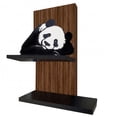 thumbnail image 4 of Repisa Minimalista Panda Decoración Recámara Infantil Mdf Cafe, 4 of 4