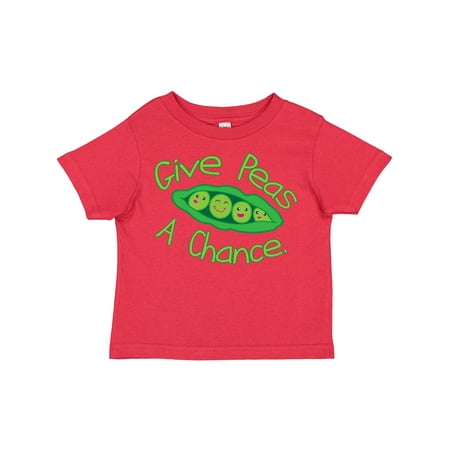 

Inktastic Give Peas a Chance. Gift Toddler Boy or Toddler Girl T-Shirt