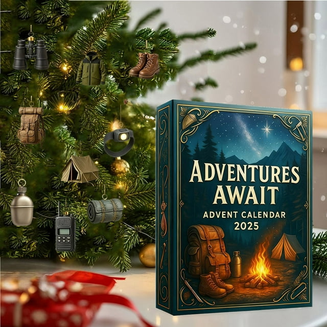 Calendario de cuenta regresiva para Navidad 2025 | Calendario de Adviento de 24 días con minifiguras de muñecas | Caja de regalo sorpresa para niños y familias | Cuenta regresiva navideña tradicional