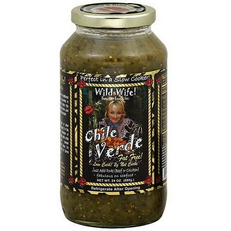 Wild Wife Chile Verde Tomatillo Base, 24 oz (Pack of 6)
