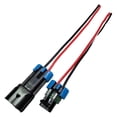 thumbnail image 3 of Conector de arnés macho-hembra de 2 pines, accesorios de reparación, piezas de fijación, kit de conector eléctrico para automóvil, profesional,, 3 of 8