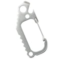 thumbnail image 3 of PASILI Outdoor Carabiner D-Ring Key Chain Clip Hook Mountaineering Climbing Buckle Multi-Functional Stainless Steel Spring Key Chain, 3 of 8