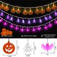 thumbnail image 1 of QINXIN Halloween Led String Lights 8 Modes 3d Pumpkin Bat Spider Lamp Set With Timer For Indoor Outdoor, 1 of 7
