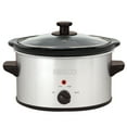 NESCO SC15047 1.5Qt. 120Watt Metallic Slow Cooker (Silver