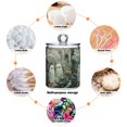 thumbnail image 6 of Yayeee 2 Pack Qtip Holder Bathroom Cotton Swab Canister with Lid Clear Dispenser Set, Ghosts Playing in A Garden, 6 of 6