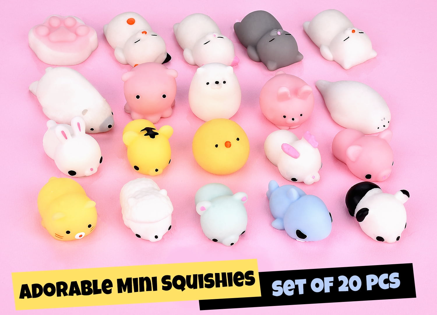 Adorable Mini Squishies Gift Set for Kids & Adults | Soft & Super ...