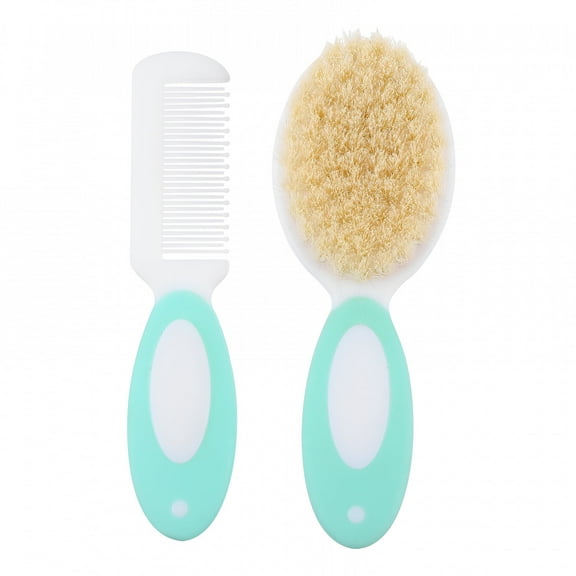 ACDANC 2Pcs Baby Hair Brush Toddler Natural Wool Hair Brush Baby Comb for Infant Kids