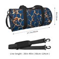 thumbnail image 2 of Sikiie Giraffe Skin Duffel Bag, Travel Bag, Sports Gym Bag - Ideal for Sports, Gym, Overnight Stays, 2 of 6