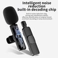 thumbnail image 4 of 2021 Upgrade Plug-Play Wireless Lavalier Microphone Compatible with iPhone, Android, Samsung, GoPro, DSLR- Clip On Mic for Recording YouTube Video (NO APP or Bluetooth Needed), 4 of 6