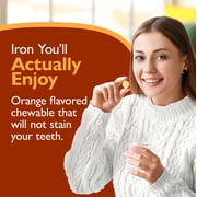 Celebrate Vitamins 18 mg Iron + Vitamin C Chewable Tablets - Orange Flavor - 30 count