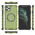 thumbnail image 4 of 2-in-1 Magnetic Phone Case for iPhone 12 Pro / 12 6.1", [Anti-fall] [Compatible with MagSafe] Shockproof Translucent Honeycomb Pattern Back Ultra Slim Protective Case for iPhone 12 Pro / 12 6.1",Green, 4 of 11