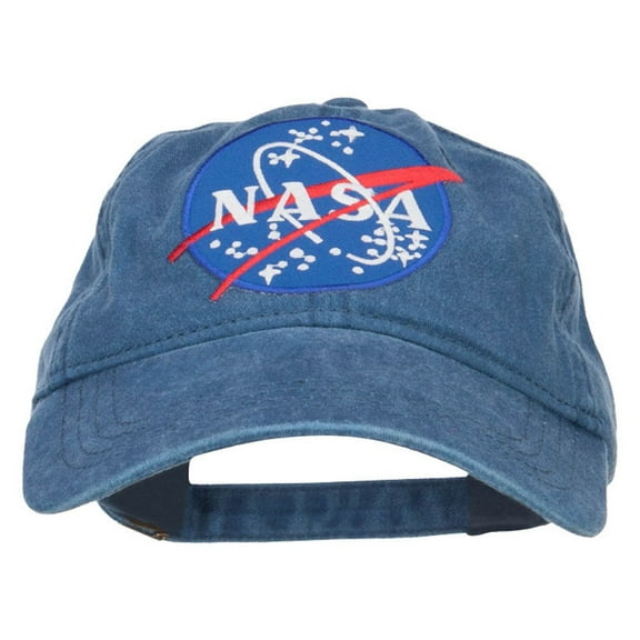 Lunar Landing NASA Patched Washed Cap - Navy OSFM