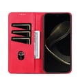 thumbnail image 2 of Decase Premium Leather Wallet Case for Samsung Galaxy S25 Ultra,with 3 Card Slots, Cash Pocket, Magnetic Closure, Slim & Stylish Folio Case, PU+TPU Shockproof Durable Protective Phone Case,Red, 2 of 9