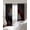 Black, variant on Lions Couples Blackout Curtains for Bedroom/Living Room, Thermal Insulated Kitchen Curtains, Valentine's Day Red Roses Crown Animal Grommet Darkening Window Treatment Drapes 52"x72"x2