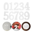 thumbnail image 1 of 10Pcs White Wooden Number Sign for Birthday Party Number Cutouts Adults, 1 of 8