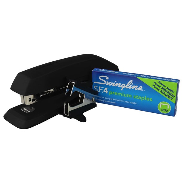 Swingline 3in1 Stapler Set, Includes Stapler Staples & Remover, Black
