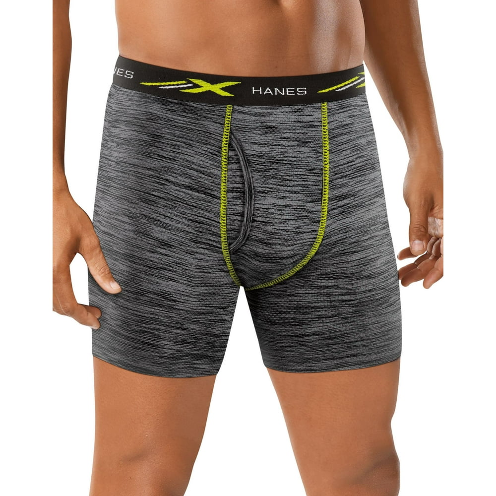 Hanes Men's 3 Pack XTemp Stretch Mesh Boxer, 2XL