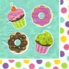 Happy Birthday 'Donuts and Cupcakes' Lunch Napkins (16ct)