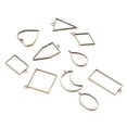 thumbnail image 2 of 10 piezas de colgantes de bisel , , fabricación de joyas de resina, pendientes, collares, pulseras, colgantes y artículos hechos Bronce perfecl espacios en blanco del bisel abierto, 2 of 8