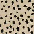 thumbnail image 6 of Mark&Day Wool Animal Print Rugs, 6ft Round Sanremo Cheetah Leopard Modern Beige Area Rug, Beige Black Carpet for Living Room, Bedroom or Kitchen (6' Round), 6 of 6