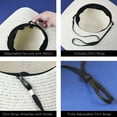 thumbnail image 5 of Debra Weitzner Women Floppy Sun Hat with Wide Brim—Foldable Roll-Up Straw Beach Hat UPF 50, Large Khaki, 5 of 8