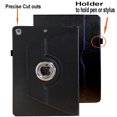 thumbnail image 6 of JYtrend Case Rotating Cover for 9.7 inch iPad Air 1, Air 2 , 5th, 6th Generation with Pocket (Black), 6 of 6