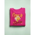 thumbnail image 3 of Welcome Vibes - Open Sign Emoji Graphic Women's Sweatshirt, 3 of 4