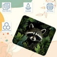 thumbnail image 3 of Raccoon Gaming Mouse Pad Desk Mat, Square 8.3x9.8 Inch Non-Slip Rubber Bottom Printed Design for Office and Gaming, 3 of 6