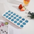 thumbnail image 1 of Stackable Ice Cube Tray with Spill-Proof Lid for Cocktails and Freezer, Easy Release BPA-Free, 21 Compartment, Red Green Blue, 1 of 6