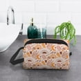 thumbnail image 6 of XMXT Large Capacity Makeup Bag, Retro Boho Chic Tribe Prints Storage Bags Travel Toiletry Cosmetic Bag for Women Men, 6 of 9