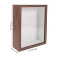 thumbnail image 2 of XIBUFE 2026 New Deep Shadow Box Frame Acrylic Display Case for Specimen with Clear Window for Tabletop and Wall Hanging Wooden Photo Frame, 2 of 7