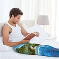 thumbnail image 5 of Disketp Island And Coral Reef Men's Pajama Pants - Ultra Soft Fleece Sleep and Lounge Pants (Size: S-XXL)-Large, 5 of 6