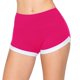 thumbnail image 4 of Shorts de yoga ALWAYS para mujer, fucsia y blanco, talla XS, suaves, 4 of 6