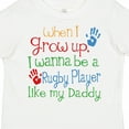thumbnail image 4 of Inktastic Rugby Player Like Daddy Boys or Girls Toddler T-Shirt, 4 of 5