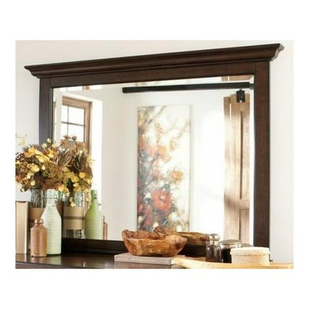 Ashley B69536 Hindell Park Bedroom Mirror With Mango Veneers And Ashley B69536 Hindell Park Bedroom Mirror With Mango Veneers And Hardwood Solids In Warm Brown Com