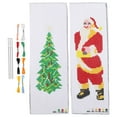 thumbnail image 2 of HLONK 3 Sets Xmas Craft Embroidery Bookmarks Craft Cross Stitch Bookmarks Diy Embroidery Kits, 2 of 5