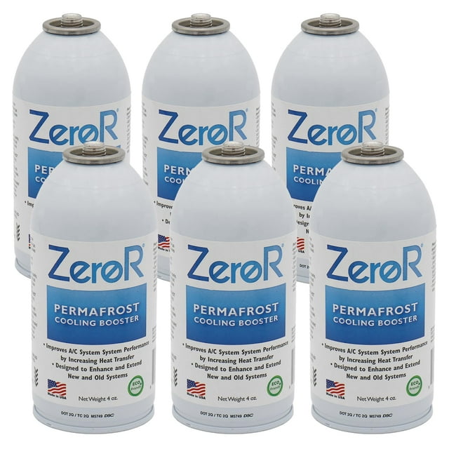 ZeroR® Amplificateur de Performance AC Pergafrost pour Systèmes R134a, R12 / 6 Canettes