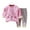 06 Pink, variant on Awdenio Baby Girls' Pajama Sets , 2 To 12 Years Old German Velvet Thermal Underwear Set Double-Sided Velvet Plus Velvet Thickened Fall Clothes Long Trousers Home Wear Pajamas