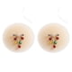 thumbnail image 1 of Women Nipple Cover Pasties with Faux Piercing Rhinestones Lingerie Reusable Breast Sticker Adhesive Sticky Bra Intimates Style 9, 1 of 5